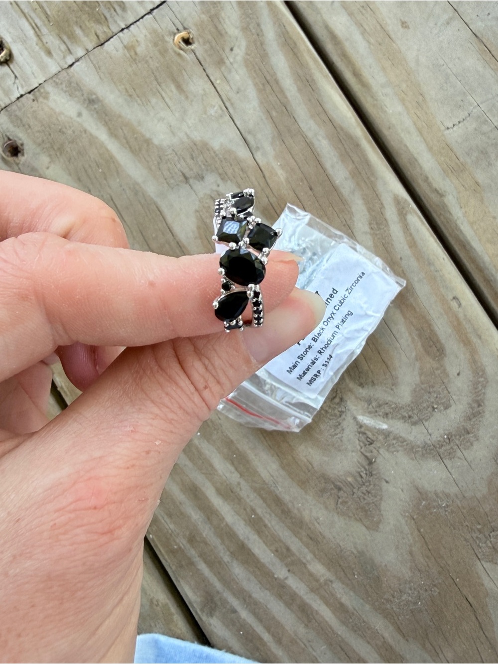 Paths Entwined, BP - black onyx ring